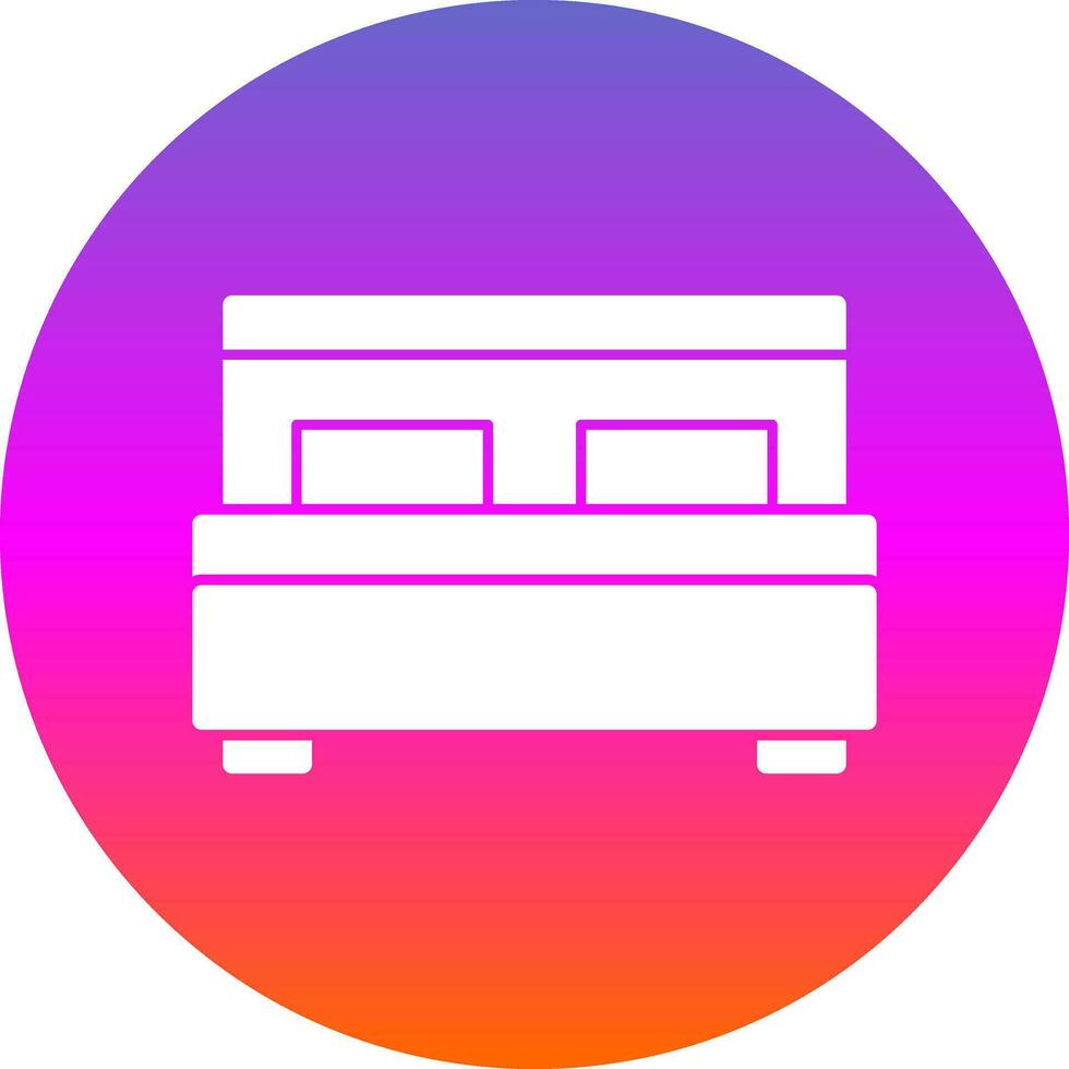 Bed Vector Icon Design