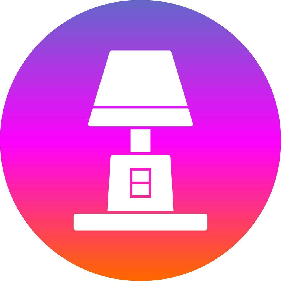 Lamp Vector Icon Design