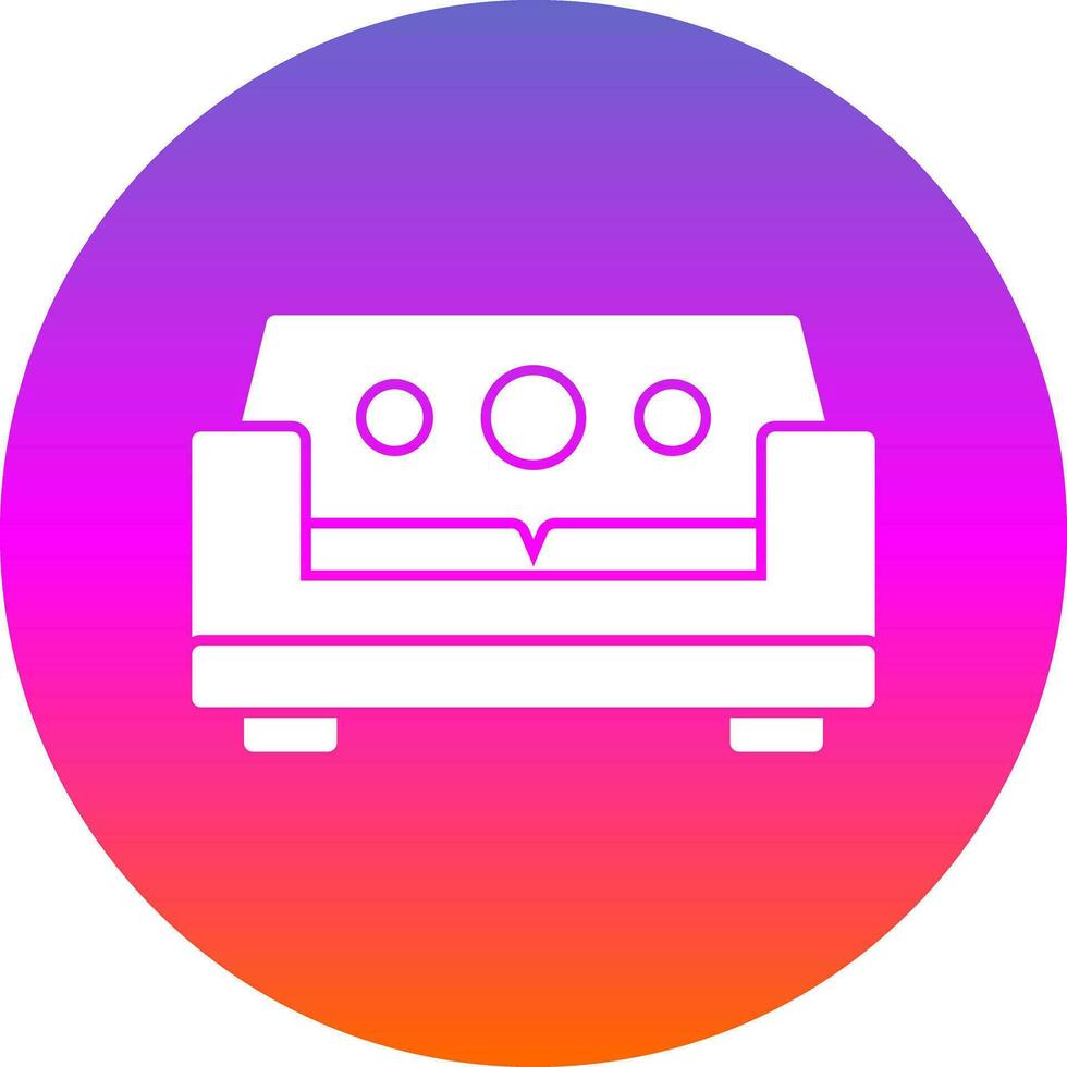 Sofa Vector Icon Design