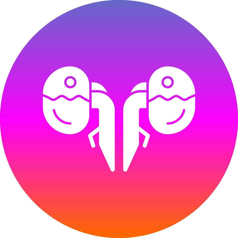Kidneys Vector Icon Design