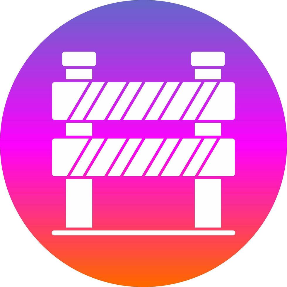 Barrier Vector Icon Design
