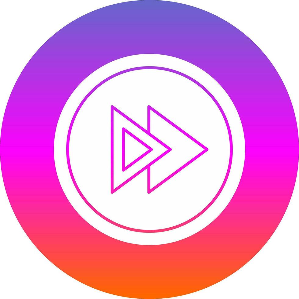Fast Forward Vector Icon Design