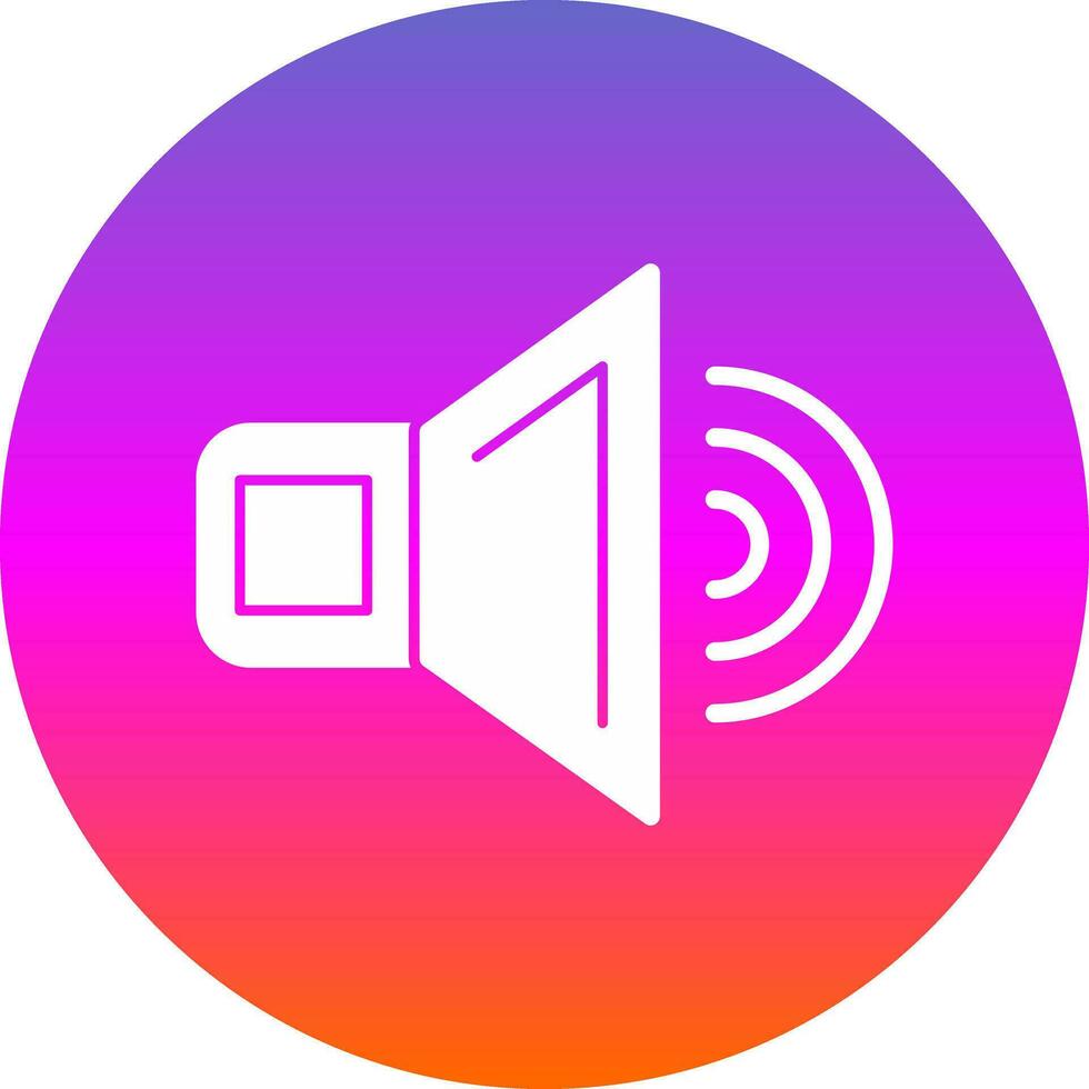 Speaker Vector Icon Design