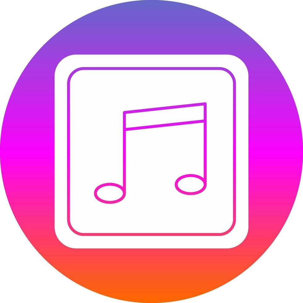 diseño de icono de vector de reproductor de música