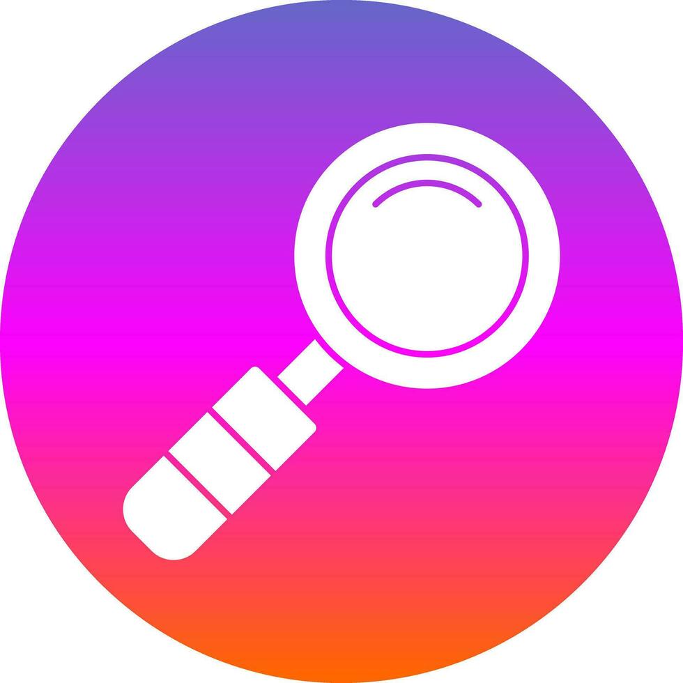 Magnifying Glass Vector Icon Design