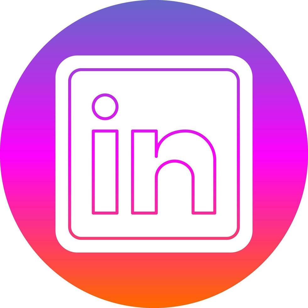 Linkedin Vector Icon Design