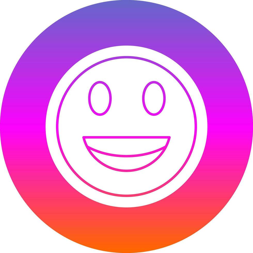 diseño de icono de vector de sonrisa