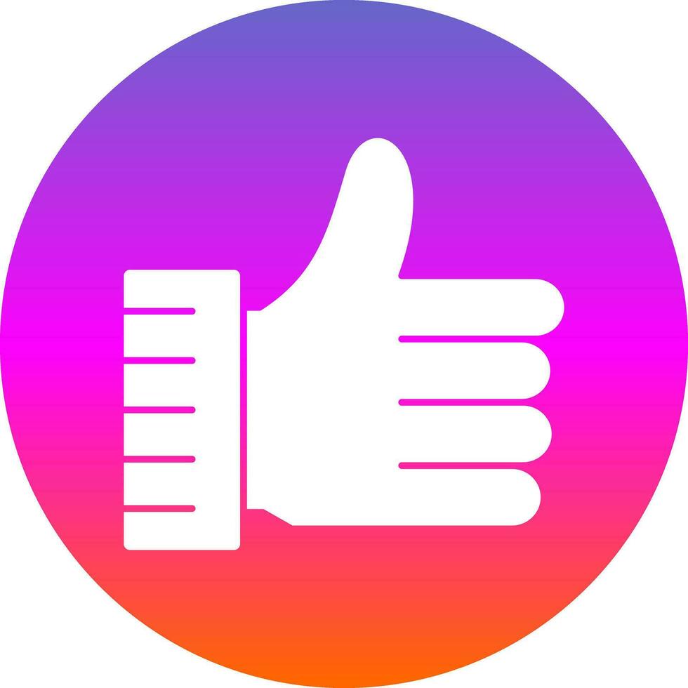 Thumb up Vector Icon Design