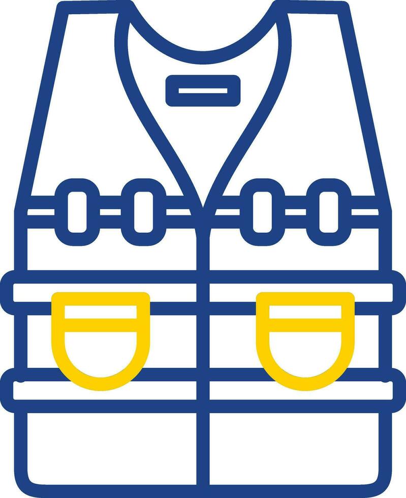 Bulletproof vest Vector Icon Design