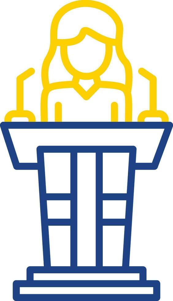 Politician Vector Icon Design
