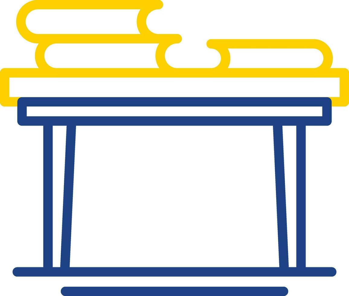 Book Table Vector Icon Design