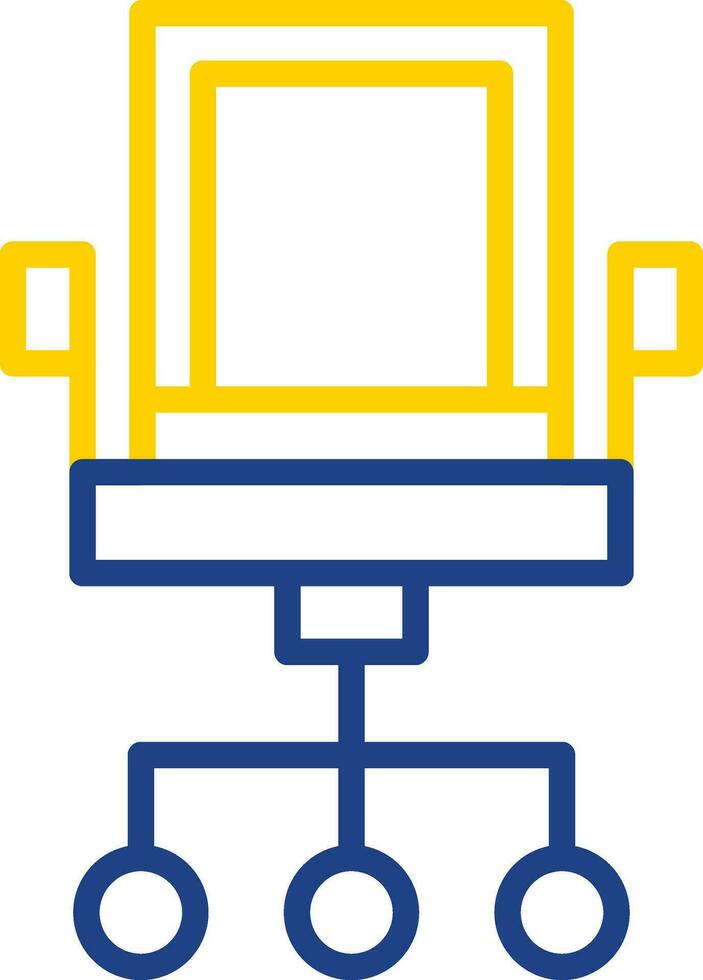 Office Chair Vector Icon Design