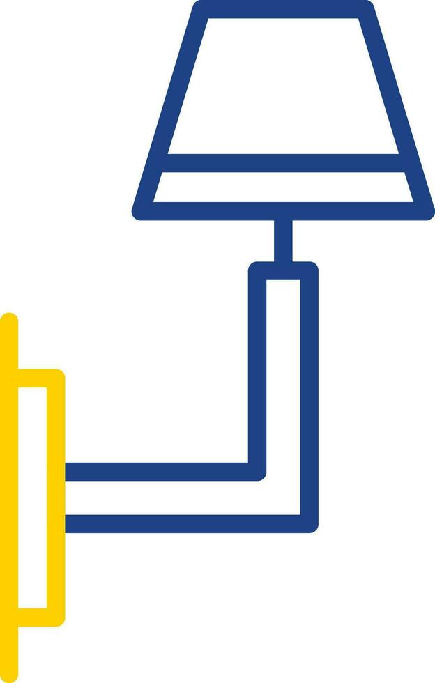 Wall Light Vector Icon Design