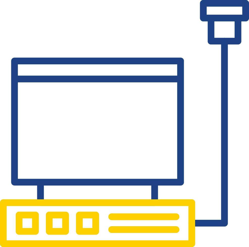 Ultrasound machine Vector Icon Design