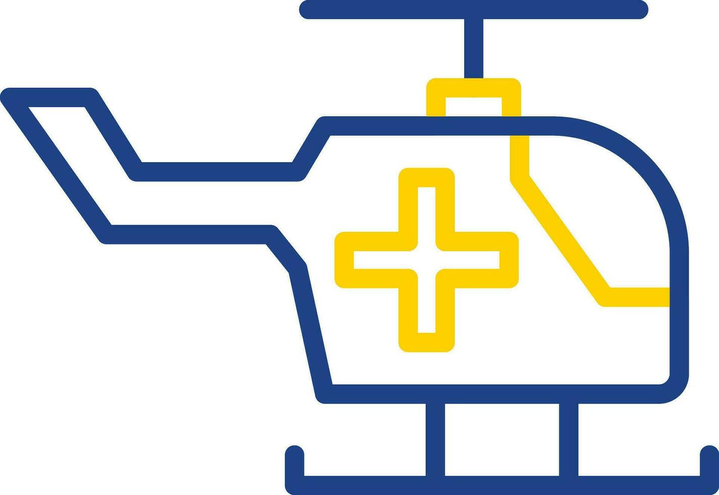 Air ambulance Vector Icon Design