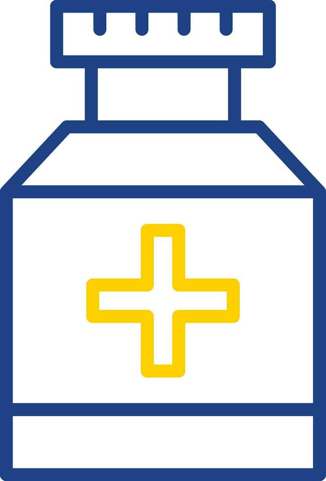 Pill jar Vector Icon Design