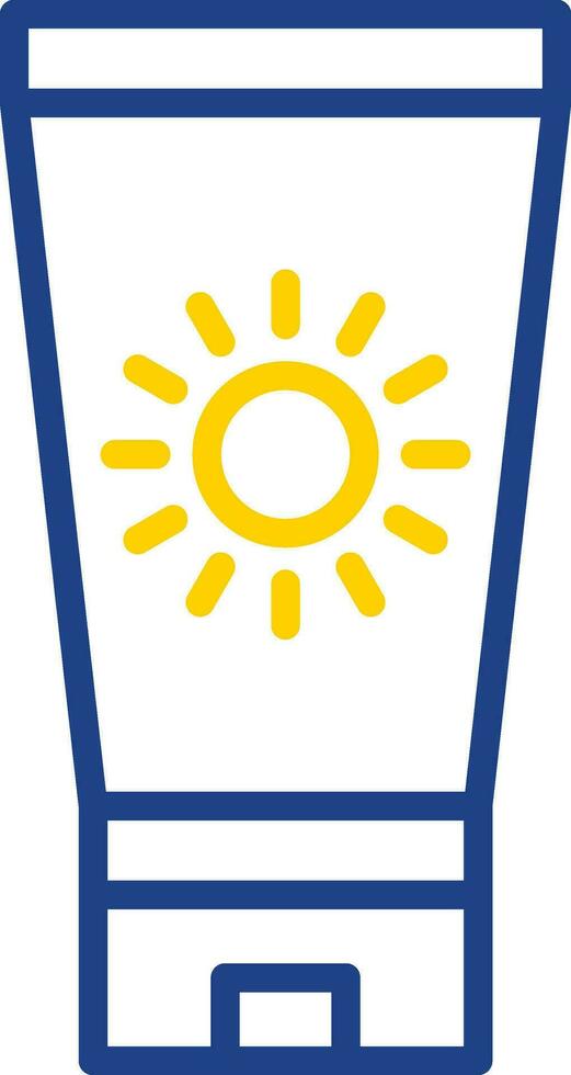 Sun block Vector Icon Design