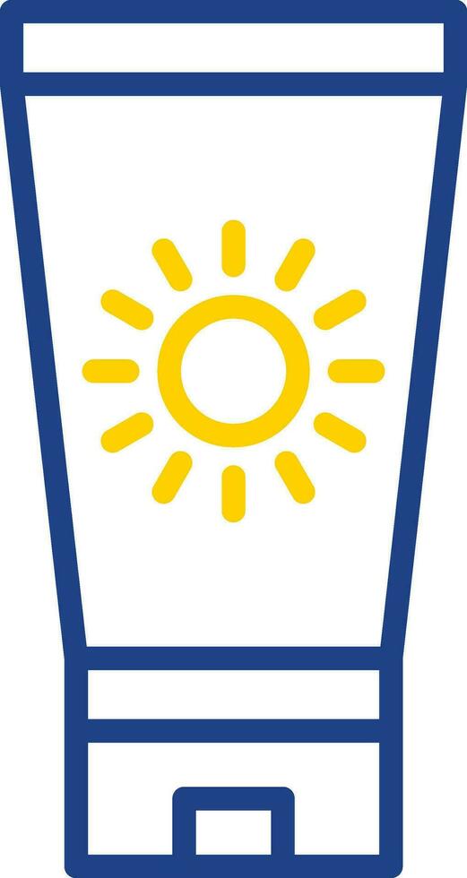 Sun block Vector Icon Design