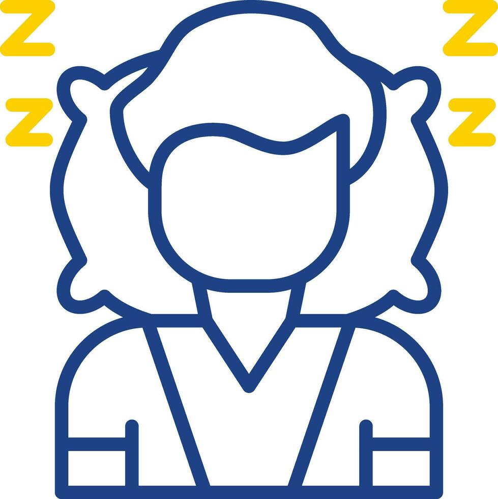 Sleeping Vector Icon Design