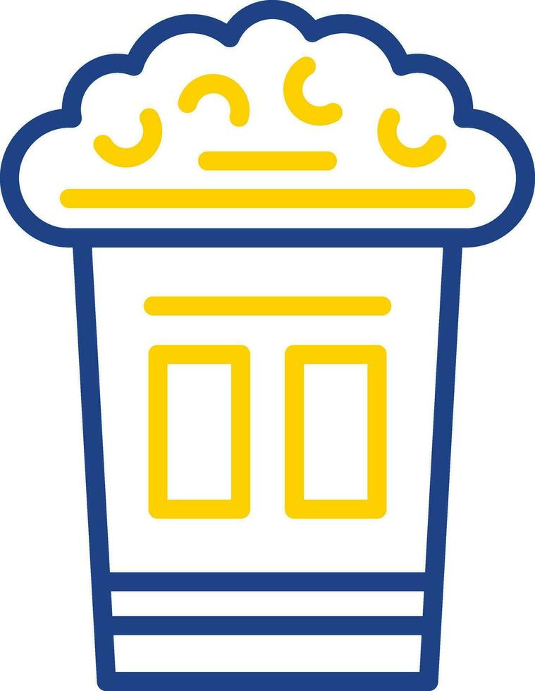Popcorn Vector Icon Design