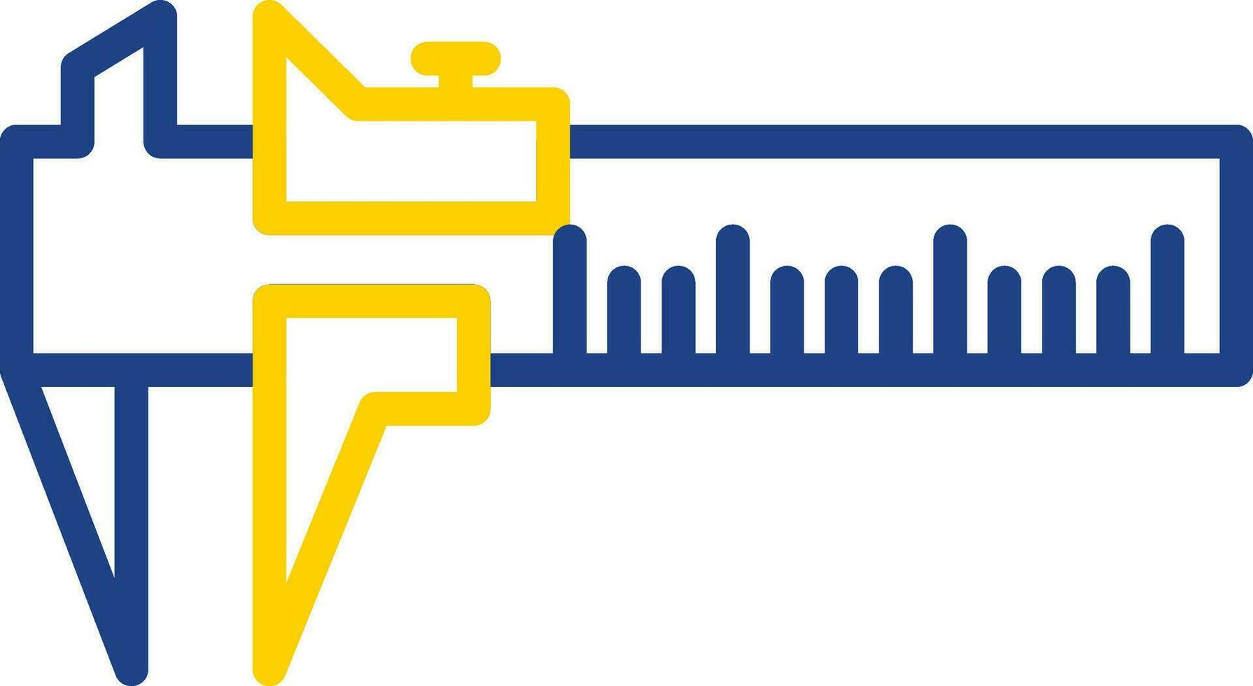 Caliper Vector Icon Design