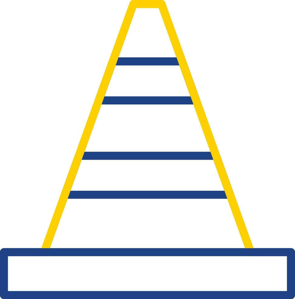Traffic cone Vector Icon Design