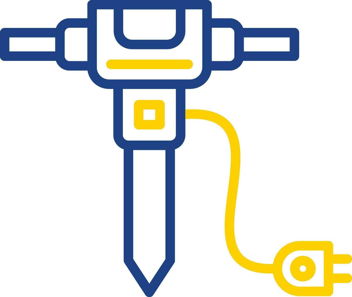 Jackhammer Vector Icon Design