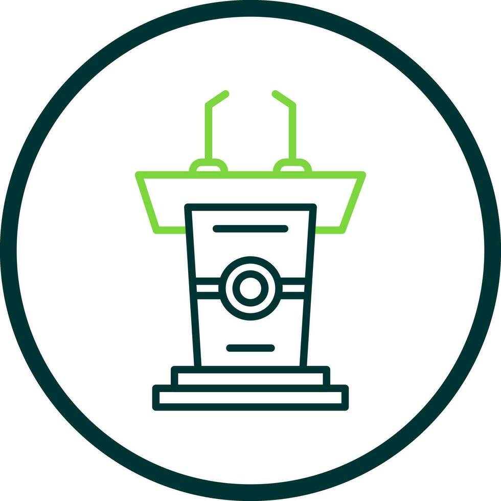 Podium Vector Icon Design