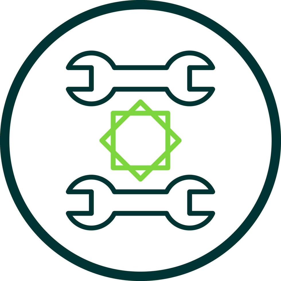 spanner Vector Icon Design