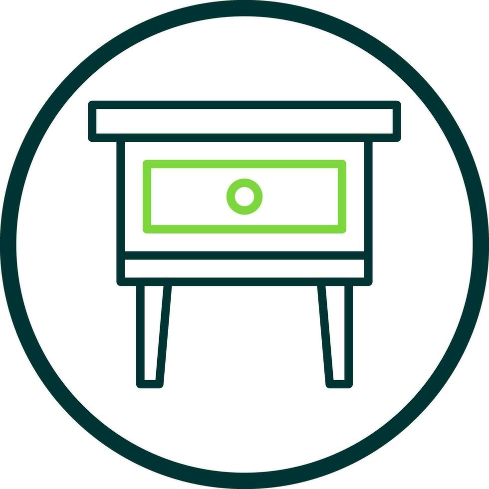 Night Stand Vector Icon Design