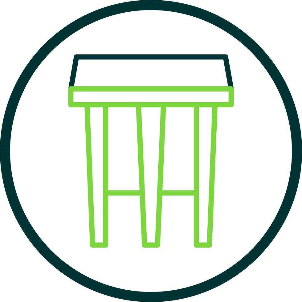 Stool Vector Icon Design
