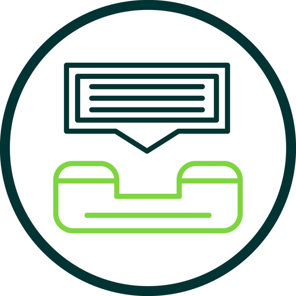 Help line Vector Icon Design