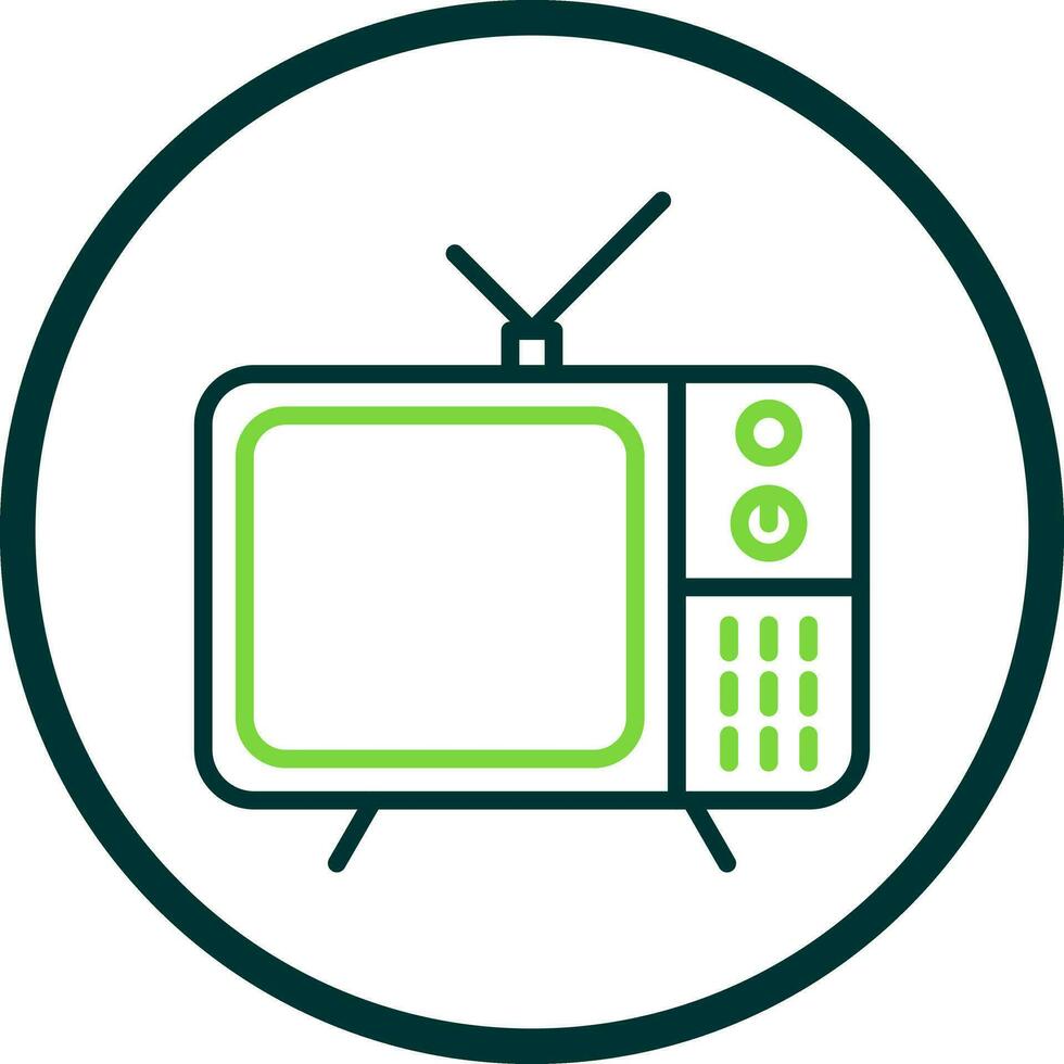 Television Vector Icon Design