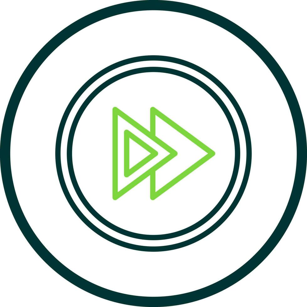 Fast Forward Vector Icon Design
