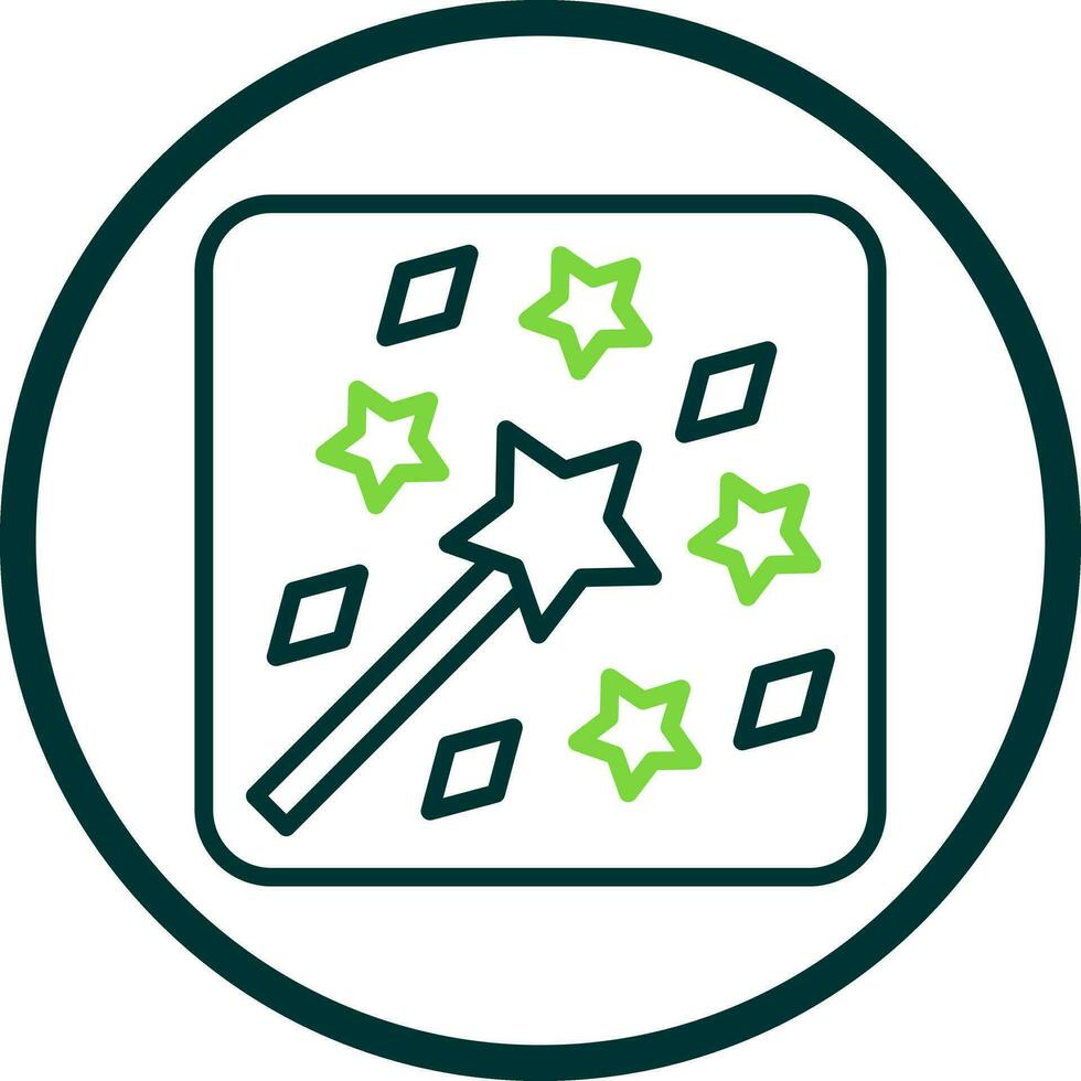 Magic Wand Vector Icon Design