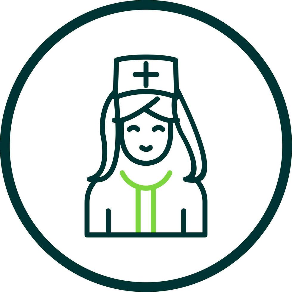 Nurse Vector Icon Design