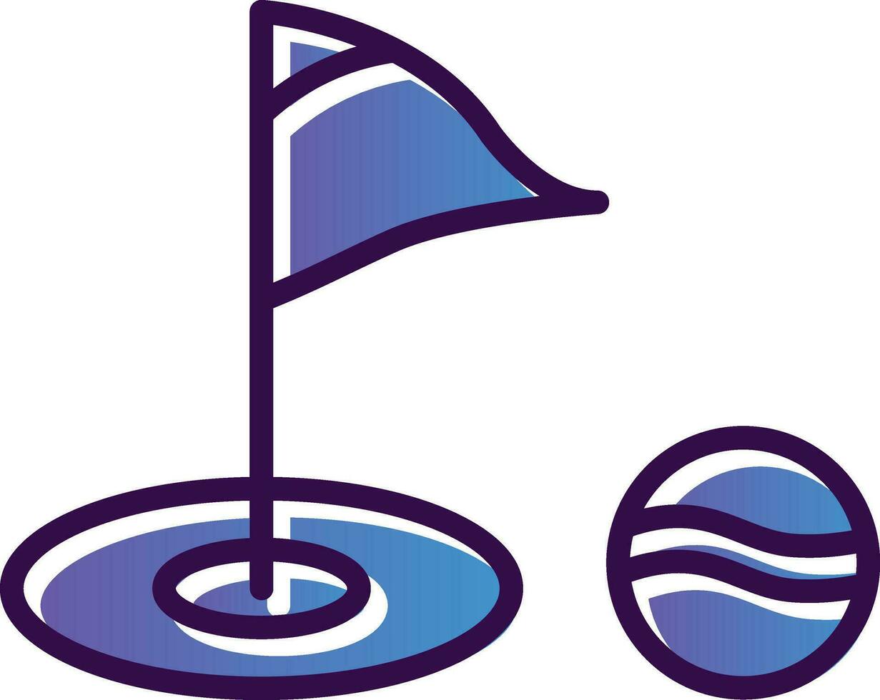 Golf Vector Icon Design