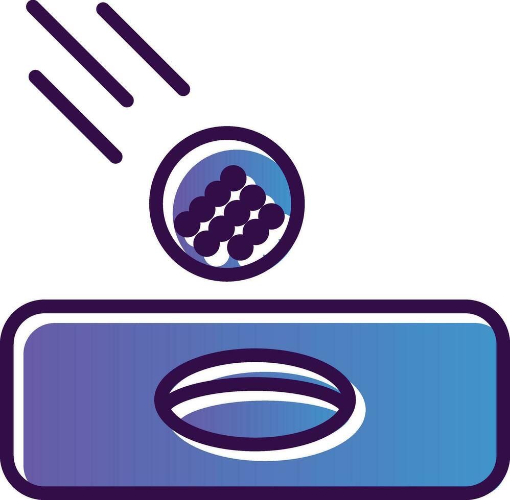 Hole in one Vector Icon Design