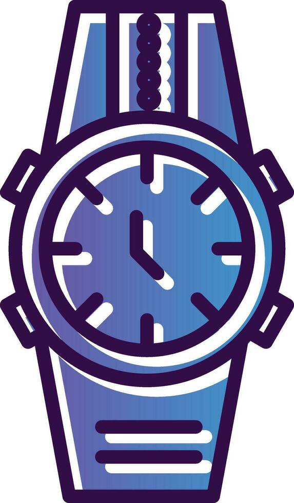 Wristwatch Vector Icon Design