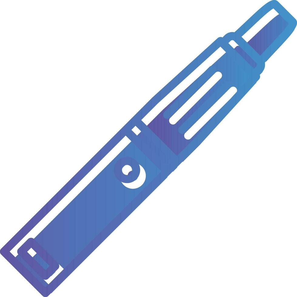 Electronic cigarette Vector Icon Design