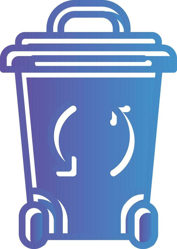 Recycle Bin Vector Icon Design