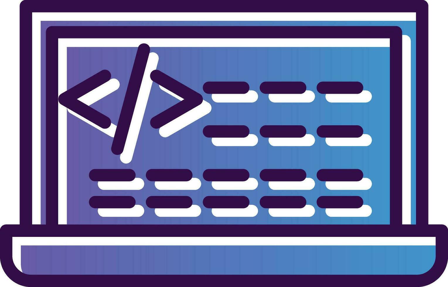Coding Vector Icon Design
