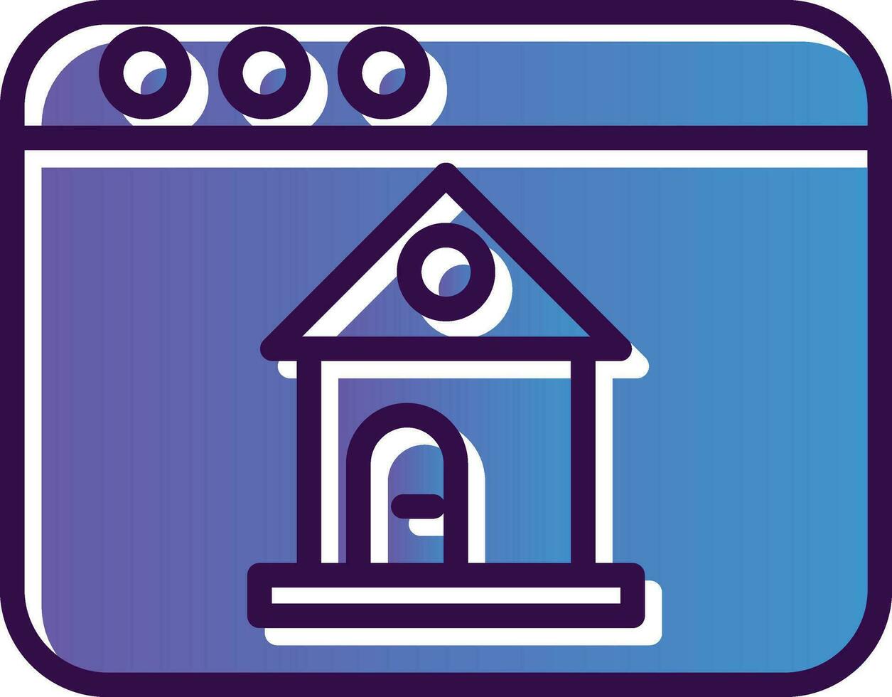 Home page Vector Icon Design