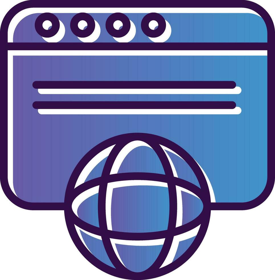 Browser Vector Icon Design