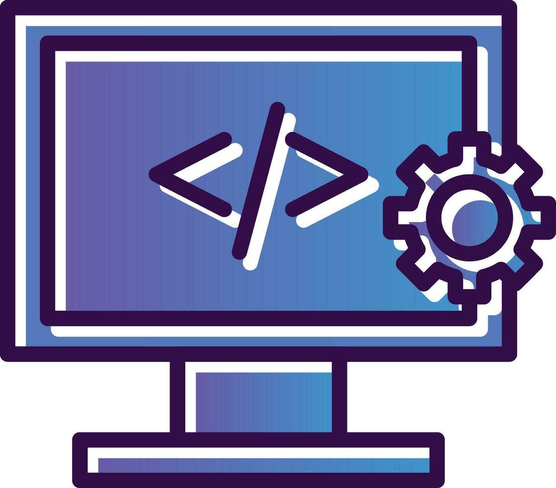 Web development Vector Icon Design