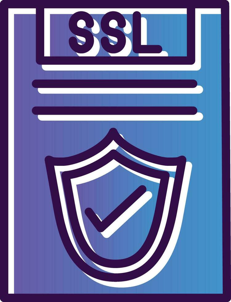 ssl vector icono diseño