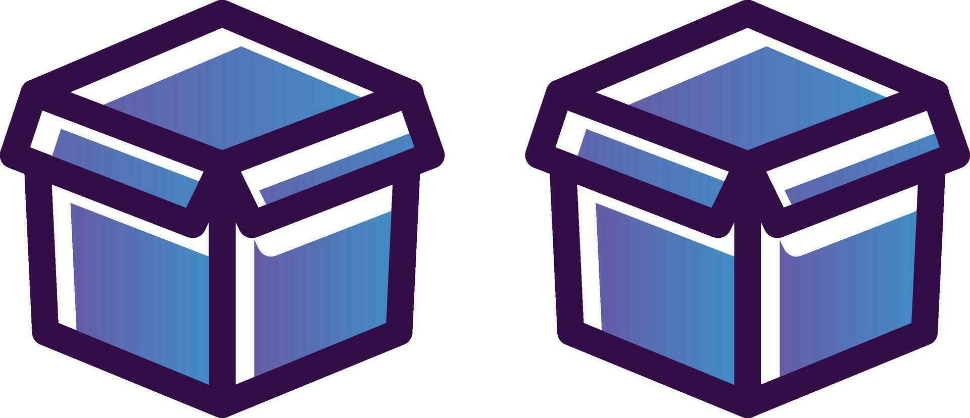 Boxes Vector Icon Design