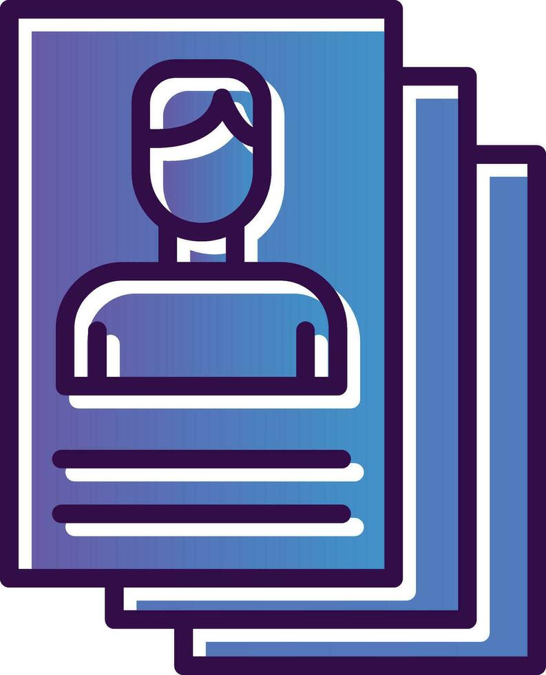 Tranding card Vector Icon Design