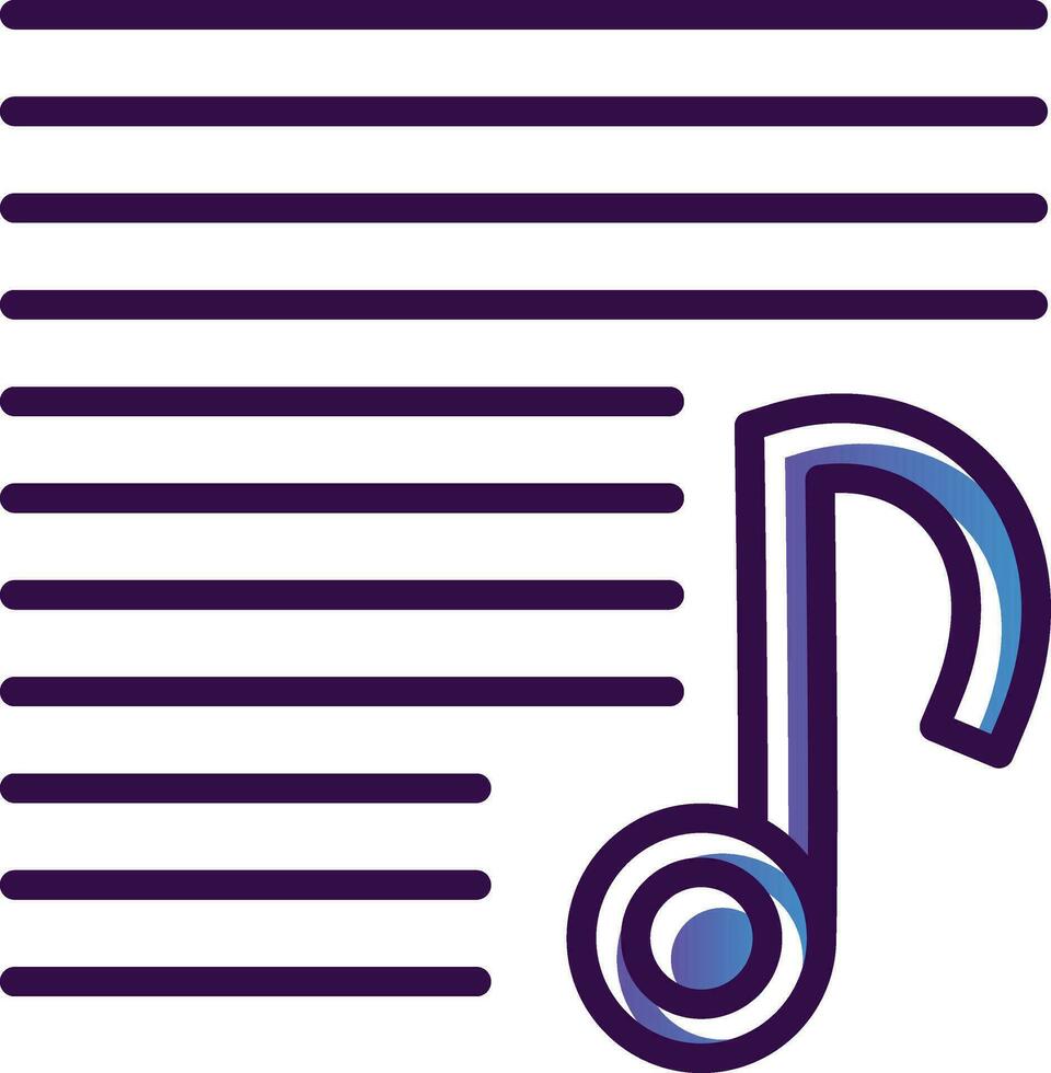 Playlist Vector Icon Design