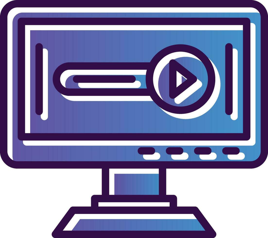 Live stream Vector Icon Design